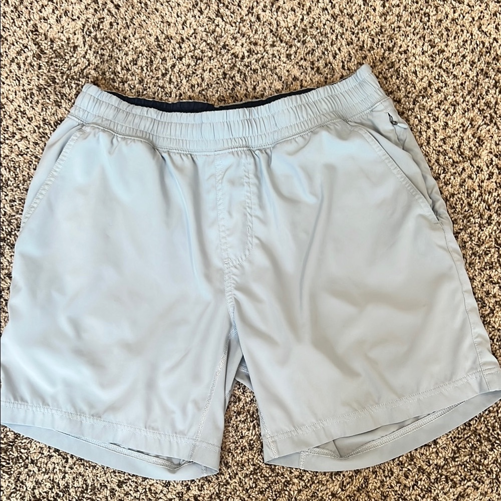VGUC Rhone Men's athletic shorts. Fully lined. Size Medium. Light Blue
